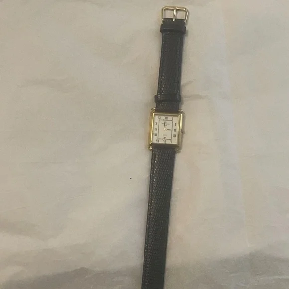 Ladies Michel Herbelin Wristwatch Lizard Grain Strap France